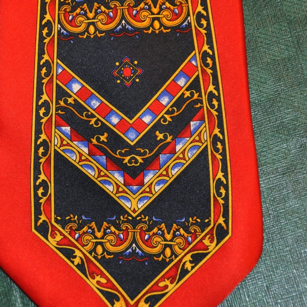 Bernini Beverly Hills silk patterned tie